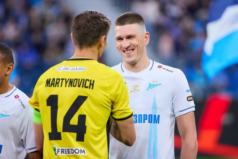 Капитан «Кайрата» Мартынович сравнил «Зенит» с клубами Лиги чемпионов