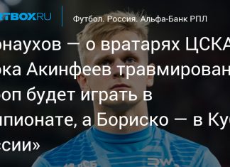 Корнаухов назвал роли вратарей ЦСКА на ближайшее время Корнаухов назвал роли вратарей ЦСКА на ближайшее время