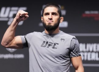 Махачев готовится к UFC 330 спаррингом с Абубакаром Нурмагомедовым Махачев готовится к UFC 330 спаррингом с Абубакаром Нурмагомедовым