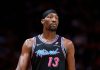 Адебайо встретился с Тайсоном на матче WNBA Адебайо встретился с Тайсоном на матче WNBA