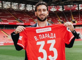 Парада выбрал номер 33 в «Спартаке» в честь Фернандо Алонсо Парада выбрал номер 33 в «Спартаке» в честь Фернандо Алонсо