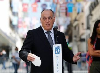 Тебас назвал жалким пост Инфантино о критиках ЧМ-2026 Тебас назвал жалким пост Инфантино о критиках ЧМ-2026