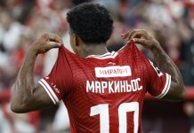 Маркиньос стал вторым по ассистам в РПЛ Маркиньос стал вторым по ассистам в РПЛ
