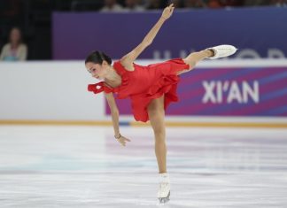 Россиянка Дзепка лидирует после короткой программы на юниорском этапе Гран-при Россиянка Дзепка лидирует после короткой программы на юниорском этапе Гран-при