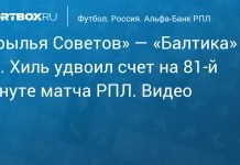«Балтика» обыграла «Крылья Советов» благодаря голам Чивича и Хиля «Балтика» обыграла «Крылья Советов» благодаря голам Чивича и Хиля