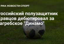 Кравцов дебютировал за загребское «Динамо» Кравцов дебютировал за загребское «Динамо»