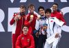 Россияне завоевали командное золото чемпионата мира по пятиборью в Гуйяне Россияне завоевали командное золото чемпионата мира по пятиборью в Гуйяне