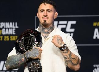 Том Аспинэлл отказался от титула UFC из-за травмы глаза Том Аспинэлл отказался от титула UFC из-за травмы глаза
