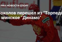 Егор Соколов перешёл из «Торпедо» в «Динамо» Егор Соколов перешёл из «Торпедо» в «Динамо»
