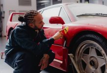 Хэмилтон восстановил «Феррари» F40 из гаражного хранения Хэмилтон восстановил «Феррари» F40 из гаражного хранения