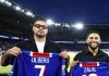 Чемпионы UFC получили майки от ПСЖ Чемпионы UFC получили майки от ПСЖ