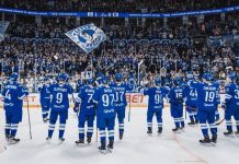 Московское «Динамо» обыграло минское в овертайме в матче КХЛ Московское «Динамо» обыграло минское в овертайме в матче КХЛ