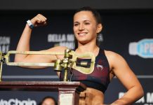Бланчфилд заранее прибыла в Эдмонтон перед боем на турнире UFC Бланчфилд заранее прибыла в Эдмонтон перед боем на турнире UFC