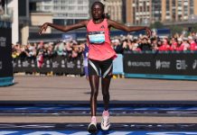 Олимпийскую чемпионку в марафоне Джепчирчир временно отстранили за допинг Олимпийскую чемпионку в марафоне Джепчирчир временно отстранили за допинг