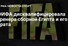 ФИФА дисквалифицировала представителей сборной Египта ФИФА дисквалифицировала представителей сборной Египта