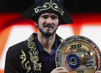 Медведев защитил титул на турнире ATP-250 в Алматы Медведев защитил титул на турнире ATP-250 в Алматы